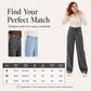 Hot Sale 50% OFF💖Women's Warm-Lined Wide-Leg Jeans