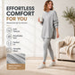 Women's Ribbed Knit Hooded Sweatshirt & Pants Set