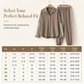 ⏰ Last Day Sale 57% Off | Women's Oversized Shirt & Side-Stripe Jogger 2-Piece Set