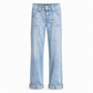 👖 Waist-Defining Fit, Longer-Looking Legs | Women's High-Rise Seamed Wide-Leg Jeans