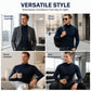 🔥50% OFF!✨Men's Slim Fit Mock Turtleneck Top – Sleek, Stretchy, Modern Everyday Essential