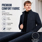Men's Slim-Fit Mandarin Collar Blazer