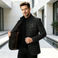 Men's Slim-Fit Mandarin Collar Blazer
