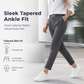 ✨ Polished Fit, Flexible Comfort | Women's Pleated Double-Ring Tapered Pants