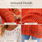 👚✨Women's Hollow-Out Crochet Knit Sweater✨𝘉𝘶𝘺 𝘢𝘯𝘺 2 𝘢𝘯𝘥 𝘨𝘦𝘵 𝘢𝘯 𝘦𝘹𝘵𝘳𝘢 8% 𝘥𝘪𝘴𝘤𝘰𝘶𝘯𝘵