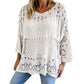 👚✨Women's Hollow-Out Crochet Knit Sweater✨𝘉𝘶𝘺 𝘢𝘯𝘺 2 𝘢𝘯𝘥 𝘨𝘦𝘵 𝘢𝘯 𝘦𝘹𝘵𝘳𝘢 8% 𝘥𝘪𝘴𝘤𝘰𝘶𝘯𝘵