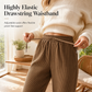 👖 Flattering Drape, All-Day Ease | Women's Ribbed Drawstring Wide-Leg Pants