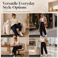 👖 Flattering Drape, All-Day Ease | Women's Ribbed Drawstring Wide-Leg Pants