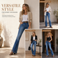 👖 Shape & Stretch in Every Step | Women's High-Waist Retro Flare Jeans