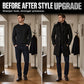 🔥 3,000 sold out in just 2 days –Men's Classic Mid-Length Slim Fit Overcoat
