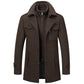 🔥 3,000 sold out in just 2 days –Men's Classic Mid-Length Slim Fit Overcoat