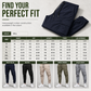 Men's Casual Cargo Pants with Multi Pockets and Drawstring