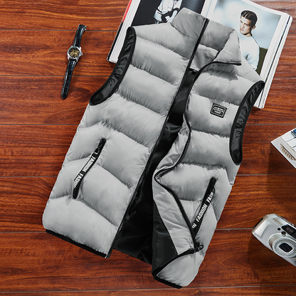 Hot Sale 50% OFF🔥Men's Padded Stand Collar Vest