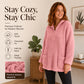 ☁️ Plush Warmth, Easy Half-Zip Style | Women's Pocket Sweatshirt ⚡ Free Shipping