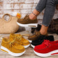 Women’s Casual Lace-Up Low Platform Shoes