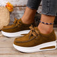 Women’s Casual Lace-Up Low Platform Shoes
