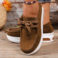 Women’s Casual Lace-Up Low Platform Shoes