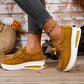 Women’s Casual Lace-Up Low Platform Shoes