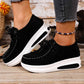 Women’s Casual Lace-Up Low Platform Shoes