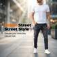 Men's Ripped Stretch Skinny Jeans
