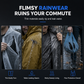 Long Hooded EVA Raincoat Poncho