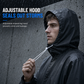 Long Hooded EVA Raincoat Poncho