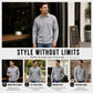 👔Men's Waffle Knit Long Sleeve Collared Top✨𝘉𝘶𝘺 𝘢𝘯𝘺 2 𝘢𝘯𝘥 𝘨𝘦𝘵 𝘢𝘯 𝘦𝘹𝘵𝘳𝘢 8% 𝘥𝘪𝘴𝘤𝘰𝘶𝘯𝘵