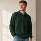 👔Men's Waffle Knit Long Sleeve Collared Top✨𝘉𝘶𝘺 𝘢𝘯𝘺 2 𝘢𝘯𝘥 𝘨𝘦𝘵 𝘢𝘯 𝘦𝘹𝘵𝘳𝘢 8% 𝘥𝘪𝘴𝘤𝘰𝘶𝘯𝘵