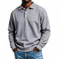 👔Men's Waffle Knit Long Sleeve Collared Top✨𝘉𝘶𝘺 𝘢𝘯𝘺 2 𝘢𝘯𝘥 𝘨𝘦𝘵 𝘢𝘯 𝘦𝘹𝘵𝘳𝘢 8% 𝘥𝘪𝘴𝘤𝘰𝘶𝘯𝘵