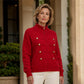 🔥 50% OFF ✨ Women’s Zip-Up Knit Cardigan – Stand Collar & Relaxed Fit