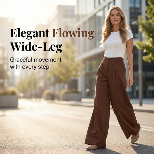 ✨👖Women's High-Waist Pleated Wide-Leg Trousers✨𝘉𝘶𝘺 𝘢𝘯𝘺 2 𝘢𝘯𝘥 𝘨𝘦𝘵 𝘢𝘯 𝘦𝘹𝘵𝘳𝘢 8% 𝘥𝘪𝘴𝘤𝘰𝘶𝘯𝘵