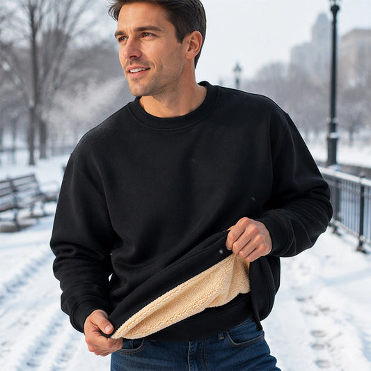✨Men's Fleece Lined Crewneck Sweatshirt✨𝘉𝘶𝘺 𝘢𝘯𝘺 2 𝘢𝘯𝘥 𝘨𝘦𝘵 𝘢𝘯 𝘦𝘹𝘵𝘳𝘢 8% 𝘥𝘪𝘴𝘤𝘰𝘶𝘯𝘵