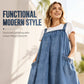 👗✨Women's Oversized Casual Denim Suspender Maxi Dress✨𝘉𝘶𝘺 𝘢𝘯𝘺 2 𝘢𝘯𝘥 𝘨𝘦𝘵 𝘢𝘯 𝘦𝘹𝘵𝘳𝘢 8% 𝘥𝘪𝘴𝘤𝘰𝘶𝘯𝘵