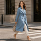 🧥 Smooth Drape, Polished Silhouette | Women's Mid-Length Trench Coat ✨𝘉𝘶𝘺 𝘢𝘯𝘺 2 𝘢𝘯𝘥 𝘨𝘦𝘵 𝘢𝘯 𝘦𝘹𝘵𝘳𝘢 8% 𝘥𝘪𝘴𝘤𝘰𝘶𝘯𝘵