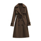 🧥 Smooth Drape, Polished Silhouette | Women's Mid-Length Trench Coat ✨𝘉𝘶𝘺 𝘢𝘯𝘺 2 𝘢𝘯𝘥 𝘨𝘦𝘵 𝘢𝘯 𝘦𝘹𝘵𝘳𝘢 8% 𝘥𝘪𝘴𝘤𝘰𝘶𝘯𝘵
