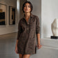 Hot Sale 50% OFF💖Women's Long Sleeve Lapel Collar Denim Dress