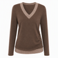 Women's V-Neck Long Sleeve Knit Top✨𝘉𝘶𝘺 𝘢𝘯𝘺 2 𝘢𝘯𝘥 𝘨𝘦𝘵 𝘢𝘯 𝘦𝘹𝘵𝘳𝘢 8% 𝘥𝘪𝘴𝘤𝘰𝘶𝘯𝘵