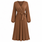 👗✨Women's Elegant Crossover V Neck Pleated Maxi Dress✨𝘉𝘶𝘺 𝘢𝘯𝘺 2 𝘢𝘯𝘥 𝘨𝘦𝘵 𝘢𝘯 𝘦𝘹𝘵𝘳𝘢 8% 𝘥𝘪𝘴𝘤𝘰𝘶𝘯𝘵