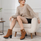 Women's Thick Warm Chunky Heel Boots