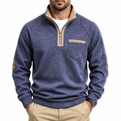 Hot Sale 50% OFF🔥Men's Warm-Lined Quarter-Zip Pullover