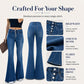 👖 Stretch Comfort, Flattering Flare | Women's High-Waist Jeans ⚡ Free Shipping