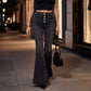 👖 Stretch Comfort, Flattering Flare | Women's High-Waist Jeans ⚡ Free Shipping