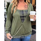 🏁  Women's Layered Look Plaid Knit Top✨𝘉𝘶𝘺 𝘢𝘯𝘺 2 𝘢𝘯𝘥 𝘨𝘦𝘵 𝘢𝘯 𝘦𝘹𝘵𝘳𝘢 8% 𝘥𝘪𝘴𝘤𝘰𝘶𝘯𝘵