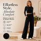 Women's Ribbed Crop Top & Wide-Leg Pants Set✨𝘉𝘶𝘺 𝘢𝘯𝘺 2 𝘢𝘯𝘥 𝘨𝘦𝘵 𝘢𝘯 𝘦𝘹𝘵𝘳𝘢 8% 𝘥𝘪𝘴𝘤𝘰𝘶𝘯𝘵