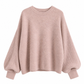 🧶 Flattering Drape, Easy Movement | Women's Batwing Knit Pullover