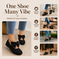 🎀 Easy Feminine Comfort | Women's Square-Toe Knit Bow Flat Shoes