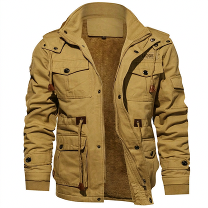 ✨Men’s thermal winter jacket with a detachable hood