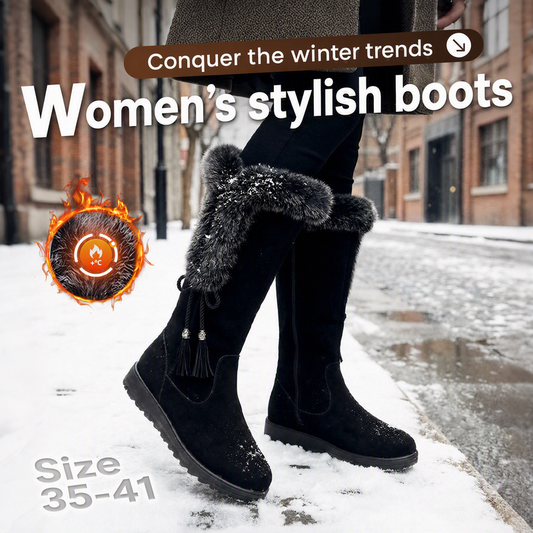 🌸Hot Sale 50% OFF💖Women's Warm Anti-Slip Wear-Resistant Mid-Calf Boots
