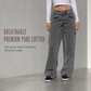 👖 Retro Denim Comfort | Women's High-Waisted Relaxed Straight-Leg Jeans with Vintage Wash