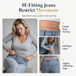 👖 Double-Button Waist, Flattering Flare | Women's Stretch Denim Jeans